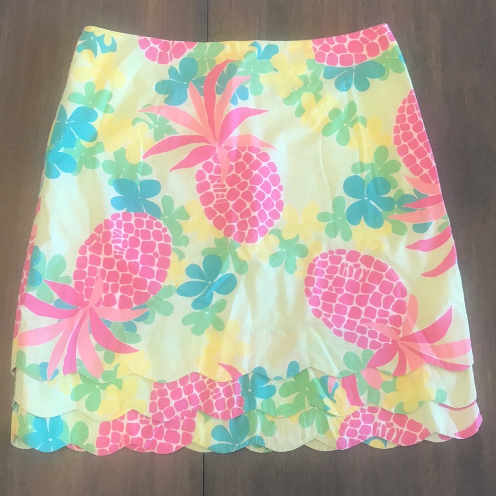 Vintage Lilly Pulitzer Pineapple Skirt